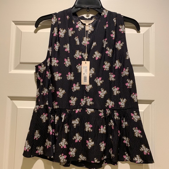 Rebecca Taylor silk floral tank top - Picture 2 of 4